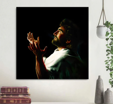 Father Forgive Them Religious Wall Art Canvas - Christian Canvas Art