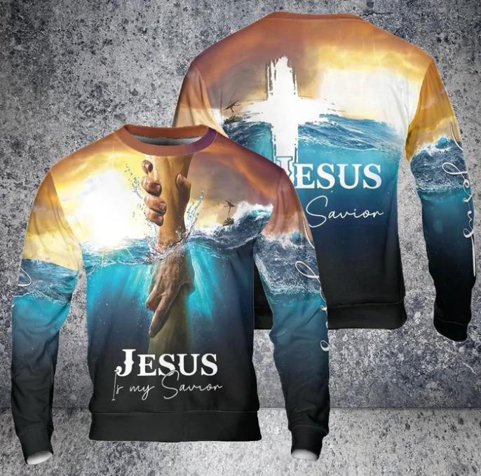 Jesus Is My Savior Hoodie Take My Hand God 3d Hoodies Jesus Hoodie Men & Women Christian Hoodie 3D Printed Hoodie