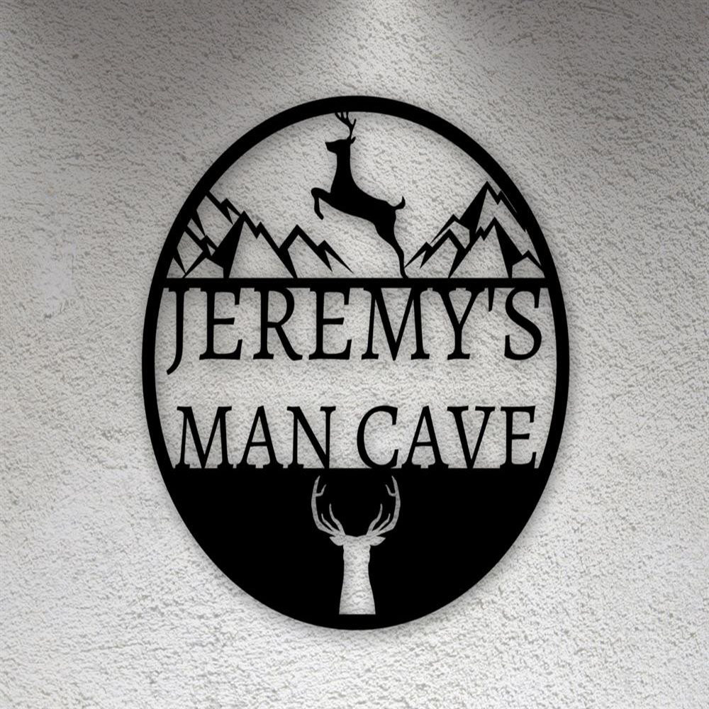 Sign Man Cave Decor, Custom Sign, Office Tool Shed, Gift For Dad, Gift For Him, Gift For Her, Custom Metal Garage