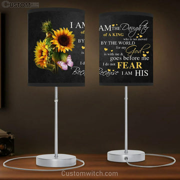 Sunflowers - Daughter Of King Table Lamp Gift - Christian Bedroom Decor