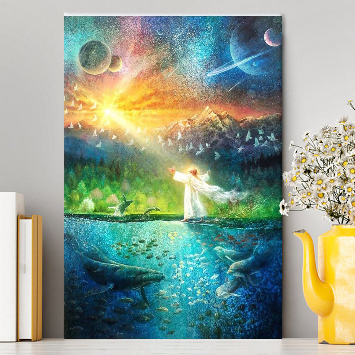 Symphony Of Praise Jesus Canvas Prints - Jesus Christ Canvas Art - Christian Wall Decor