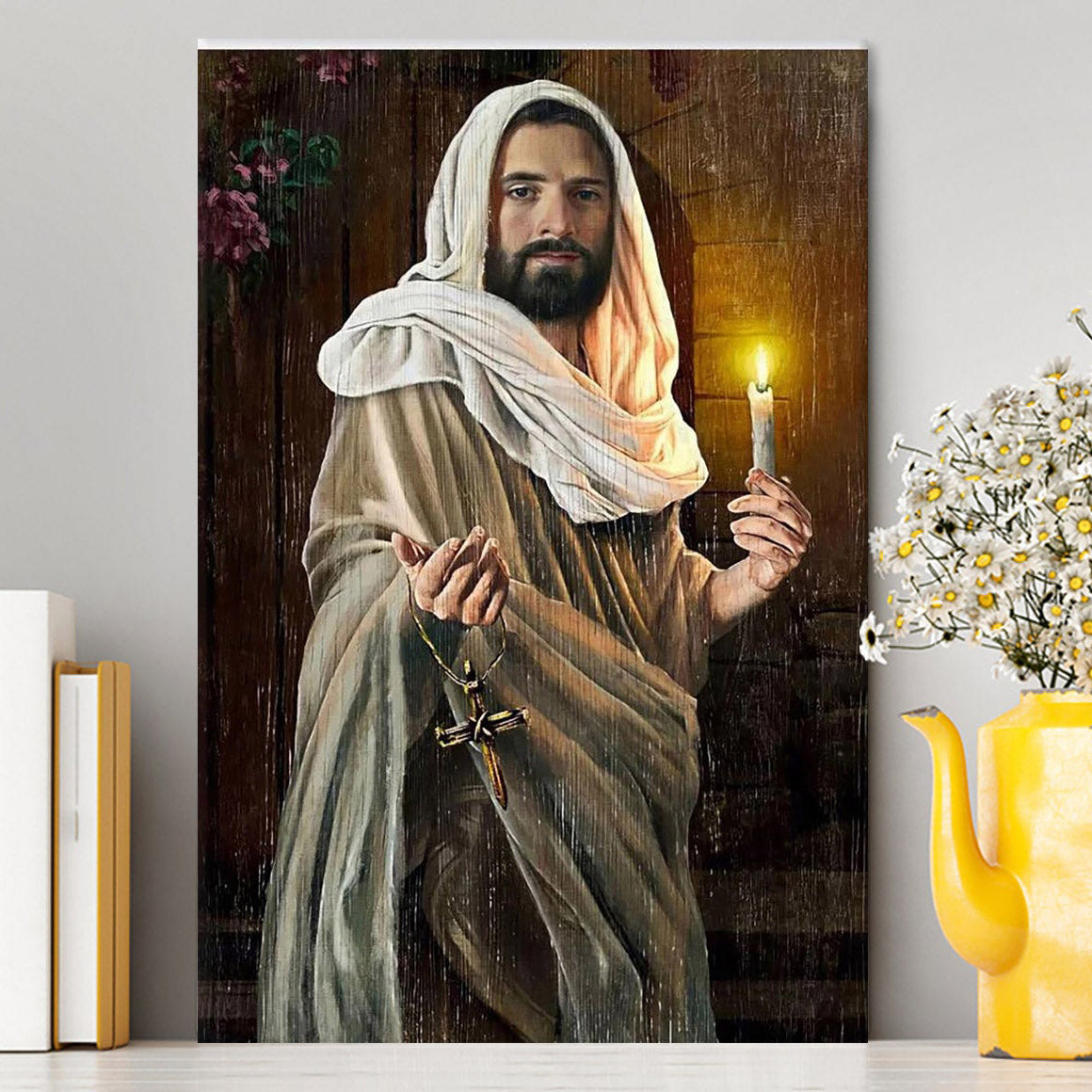 Take My Hand Jesus Christ The Redeemer Jesus Calls Canvas Prints - Jesus Christ Canvas Art - Christian Wall Decor