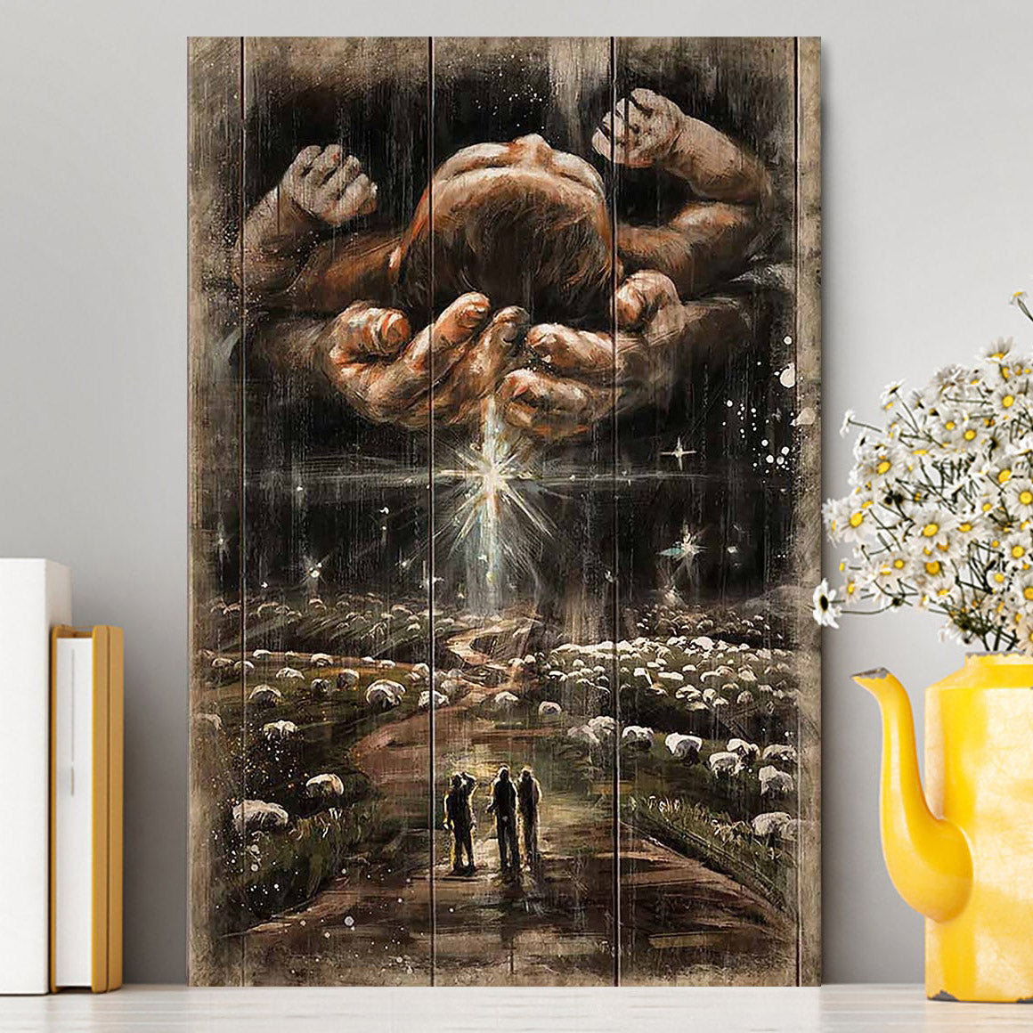 The Day He Was Born Jesus Canvas Art - Christian Art - Bible Verse Wall Art - Religious Home Decor