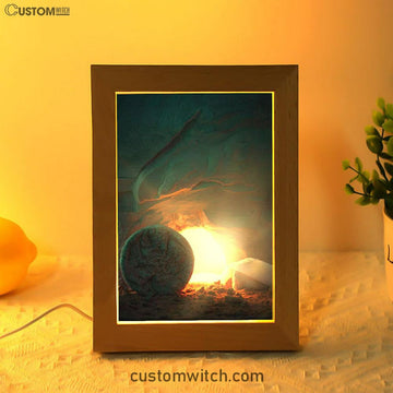 The Empty Tomb Easter Frame Lamp Pictures - Christian Night Light - Christian Home Decor
