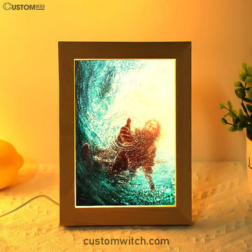 The Hand Of God Frame Lamp Pictures - Christian Art - Jesus Frame Lamp Art