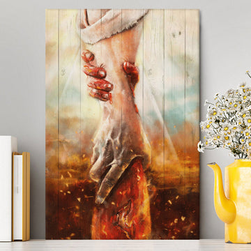 The Hand Of God Jesus Canvas Prints - Jesus Christ Canvas Art - Christian Wall Decor