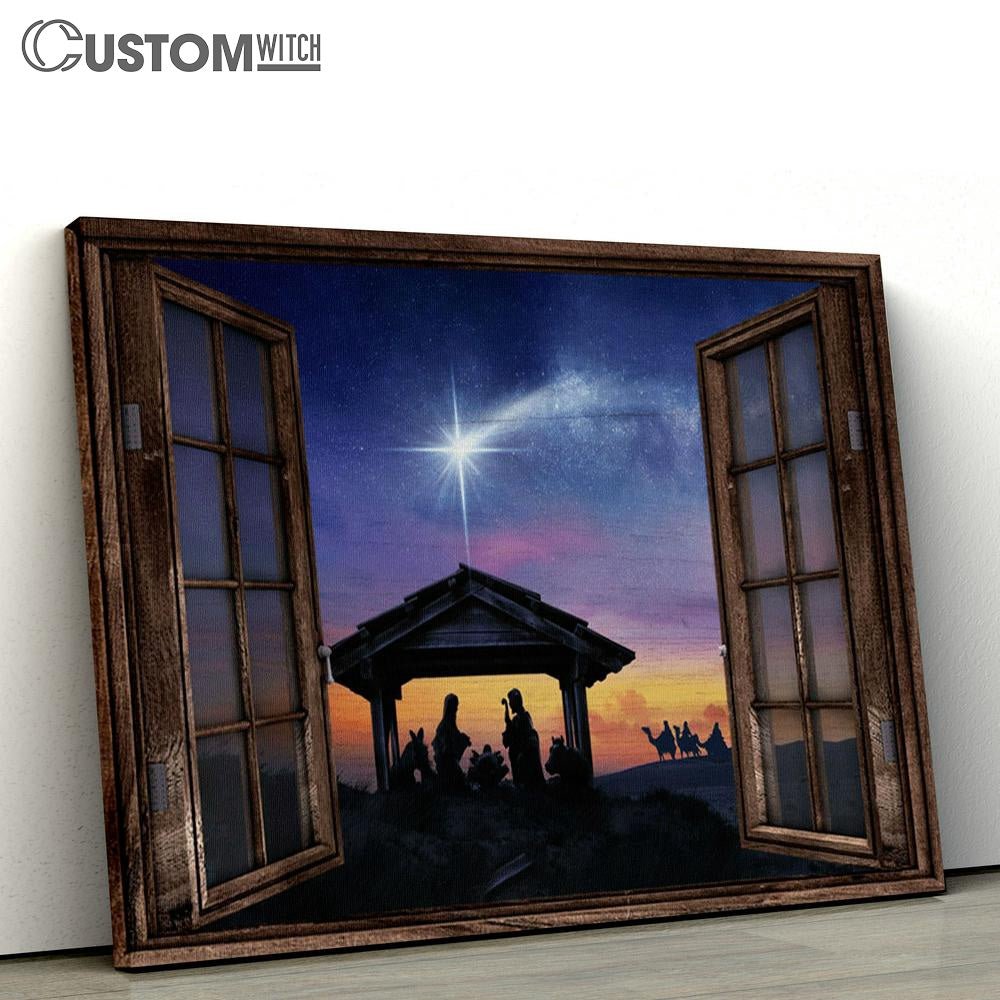 The Holy Night Jesus Large Canvas - Christian Canvas Prints - Religious Canvas Art
