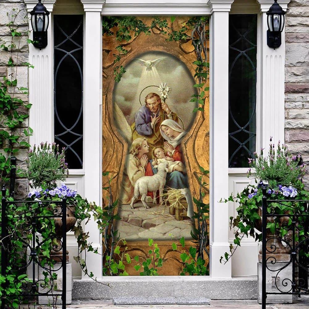 The Key To Happiness Jesus Door Cover, Christian Door Decor, Door Christian Church, Christian Door Plaques