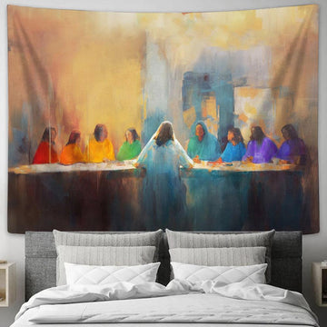 The Last Supper Tapestry Prints - Jesus Christ Picture - Jesus Tapestry Art