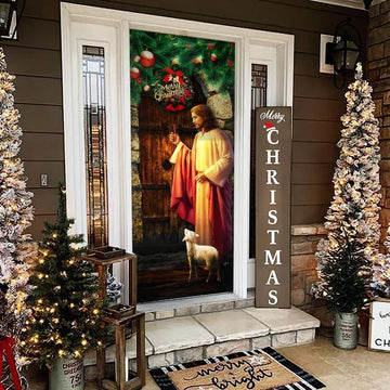 The Lord Jesus Christ Is Come Door Cover, Christian Door Decor, Door Christian Church, Christian Door Plaques