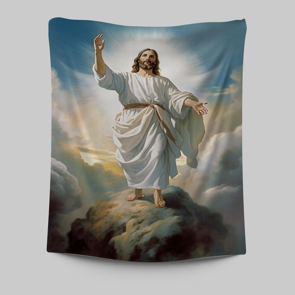 The Picture Of Jesus Creation Tapestry Prints - Jesus Tapestry Art - Christian Wall Art Decor