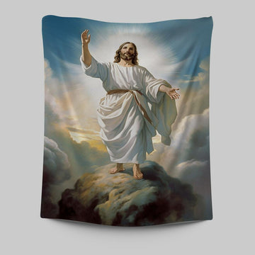 The Picture Of Jesus Creation Tapestry Prints - Jesus Tapestry Art - Christian Wall Art Decor