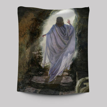 The Resurrection Of Jesus Tapestry Pictures - Christian Wall Art - Jesus Tapestry Art