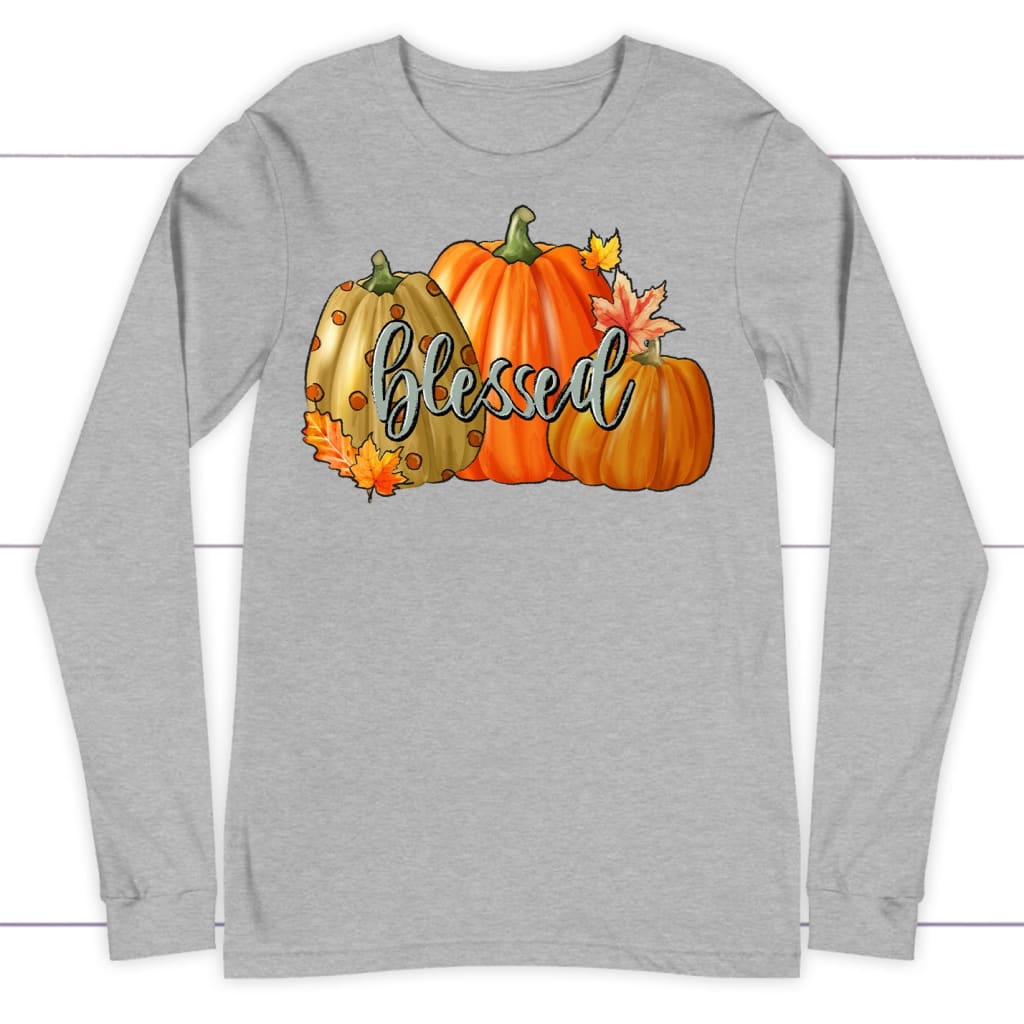 Blessed Pumpkin Long Sleeve Shirt