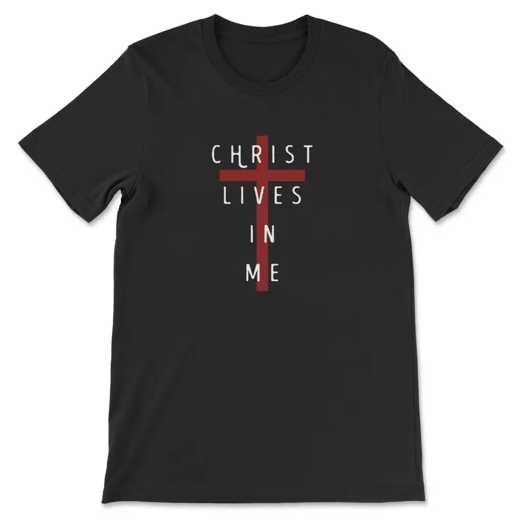 Christ Lives In Me, Cross, T-shirt
