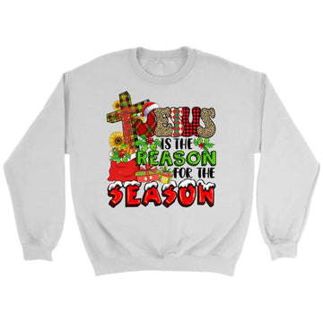 Christian Christmas apparel: Jesus is the reason for the season Christmas sweatshirt