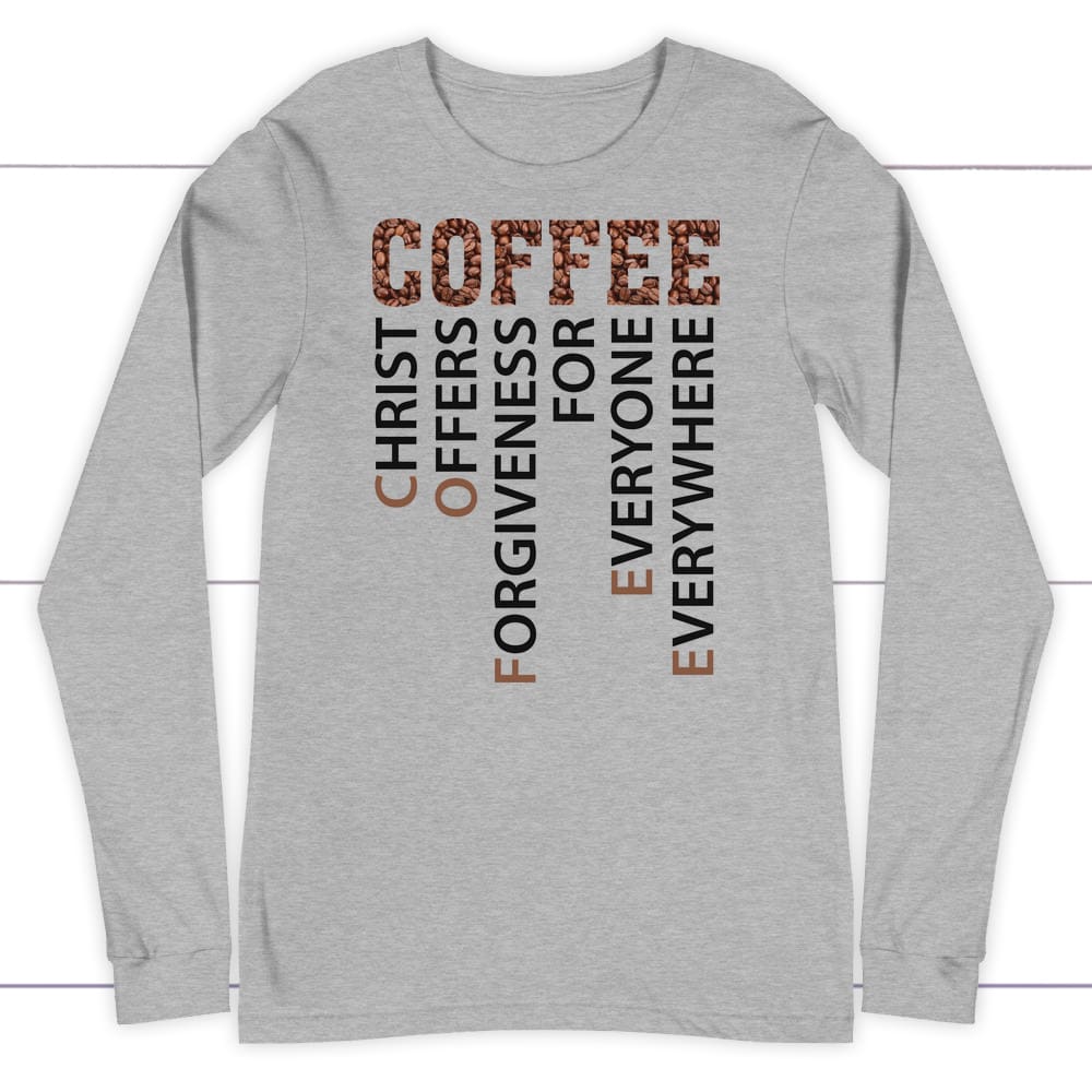 Coffee Definition Christian Long Sleeve Shirt