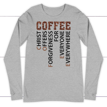 Coffee Definition Christian Long Sleeve Shirt