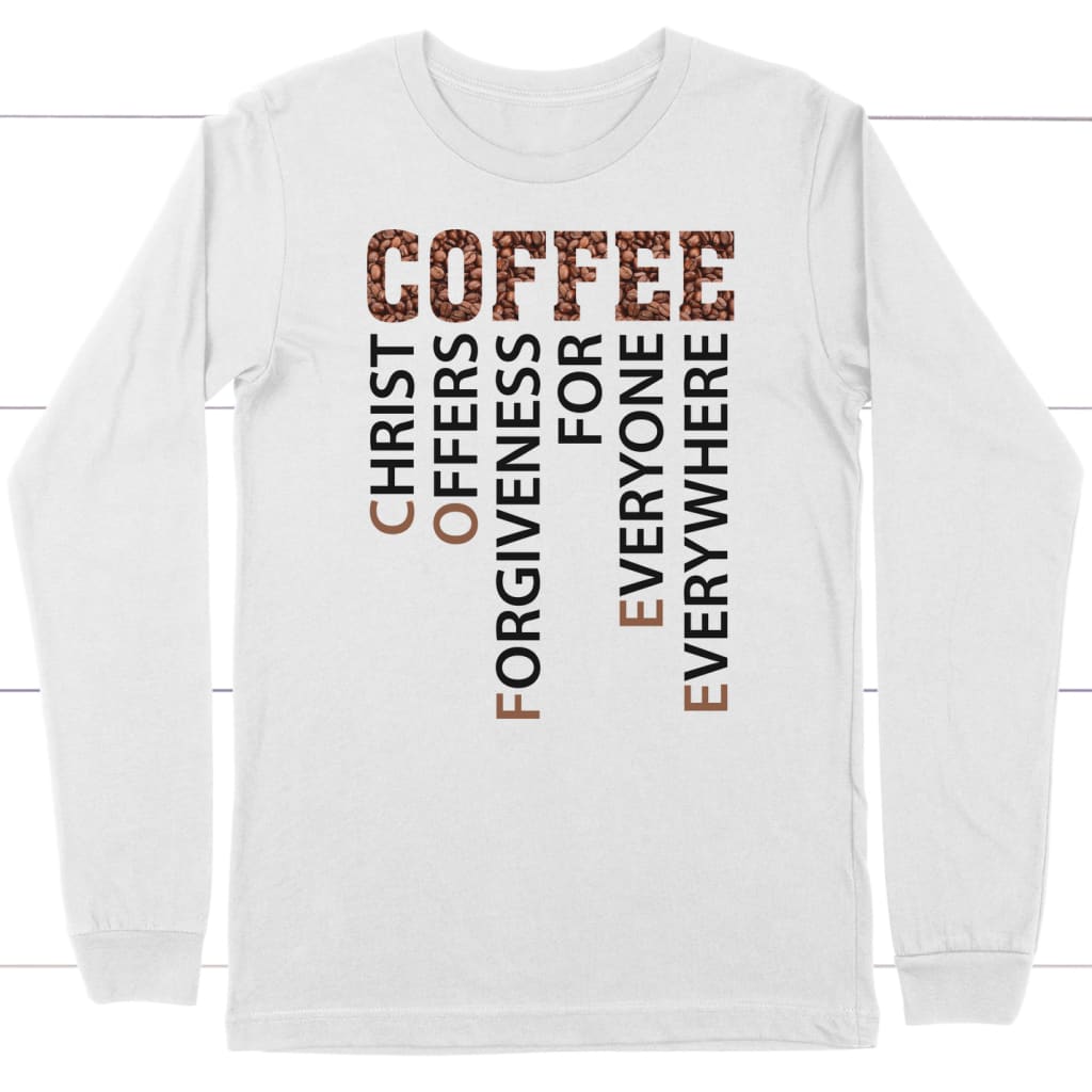 Coffee Definition Christian Long Sleeve Shirt