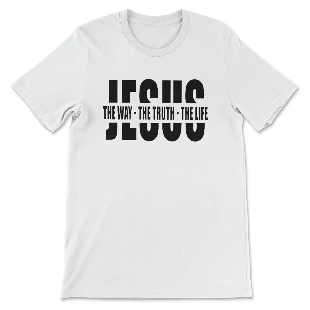 Christian T-shirt, Jesus The Way The Truth The Life