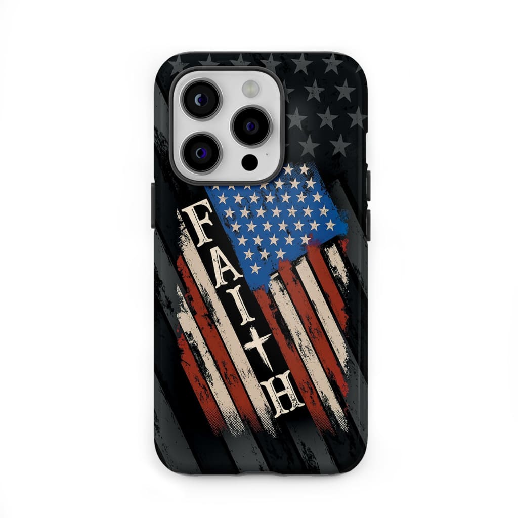 Faith American Flag phone case