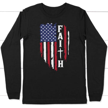 Faith American Flag Long Sleeve Shirt