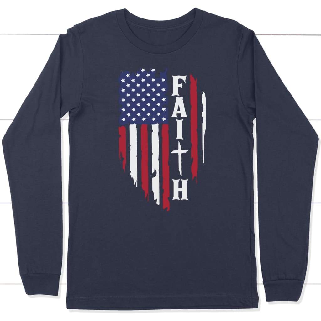 Faith American Flag Long Sleeve Shirt