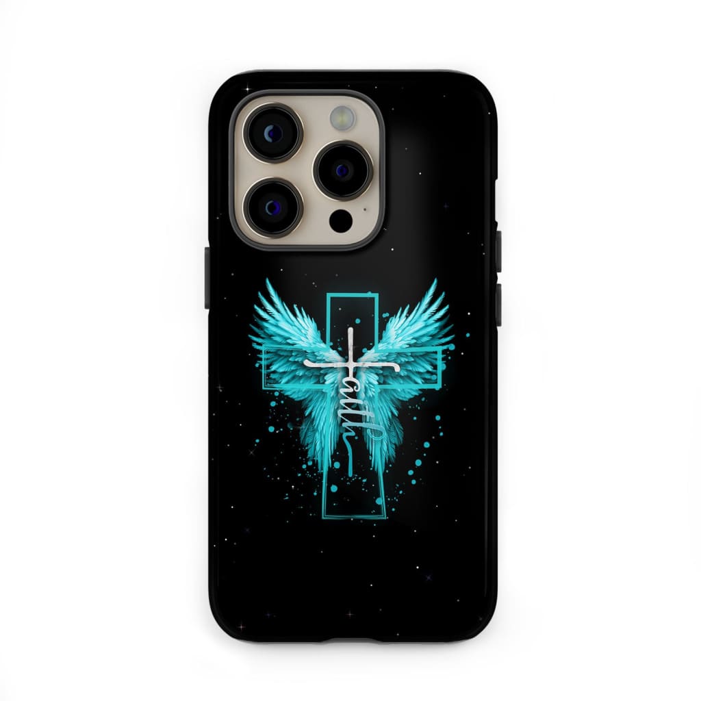 Faith Cross Wings Phone Case