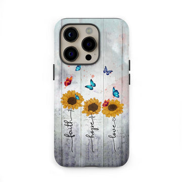 Faith Hope Love phone case