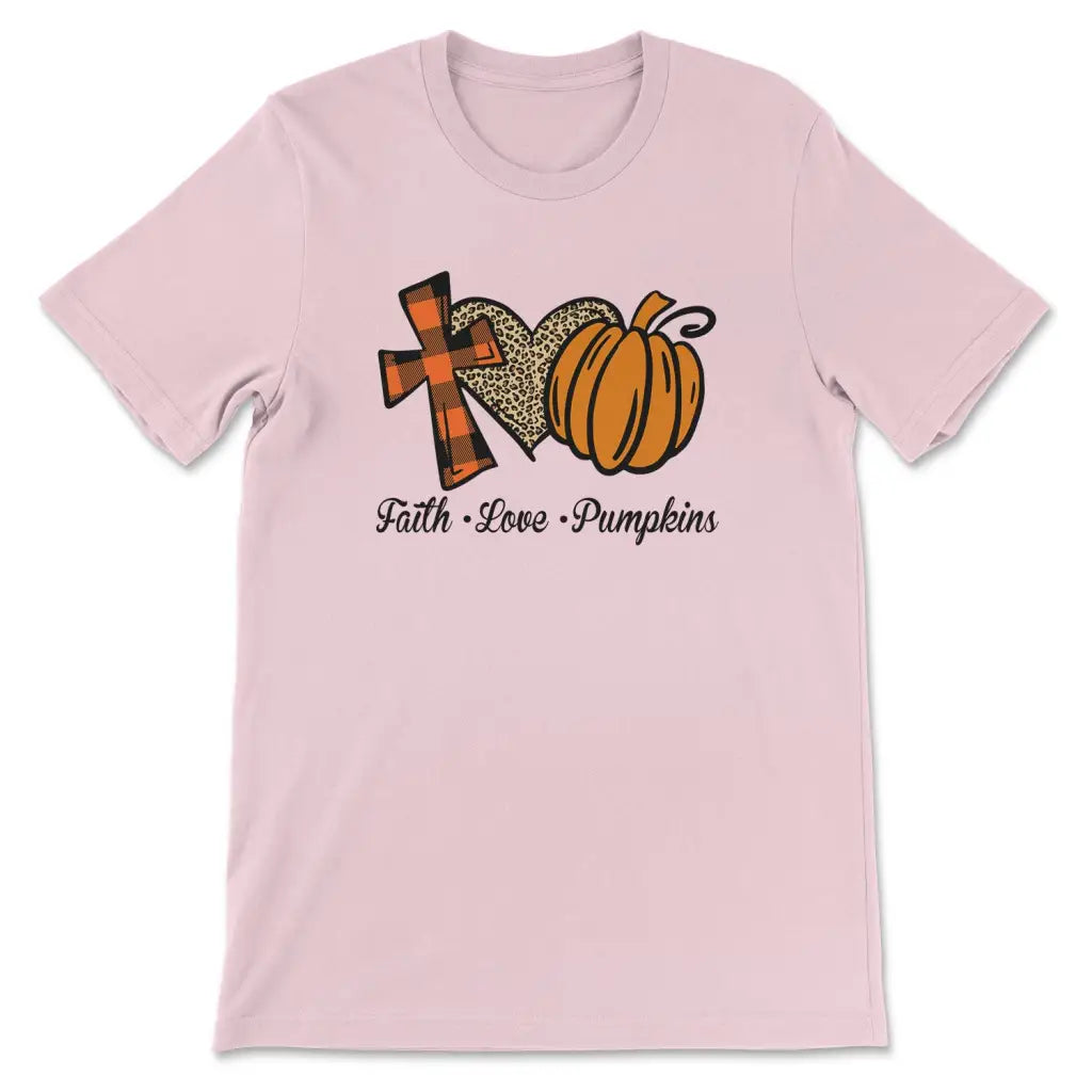 Faith Love Pumpkins T-shirt