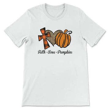 Faith Love Pumpkins T-shirt