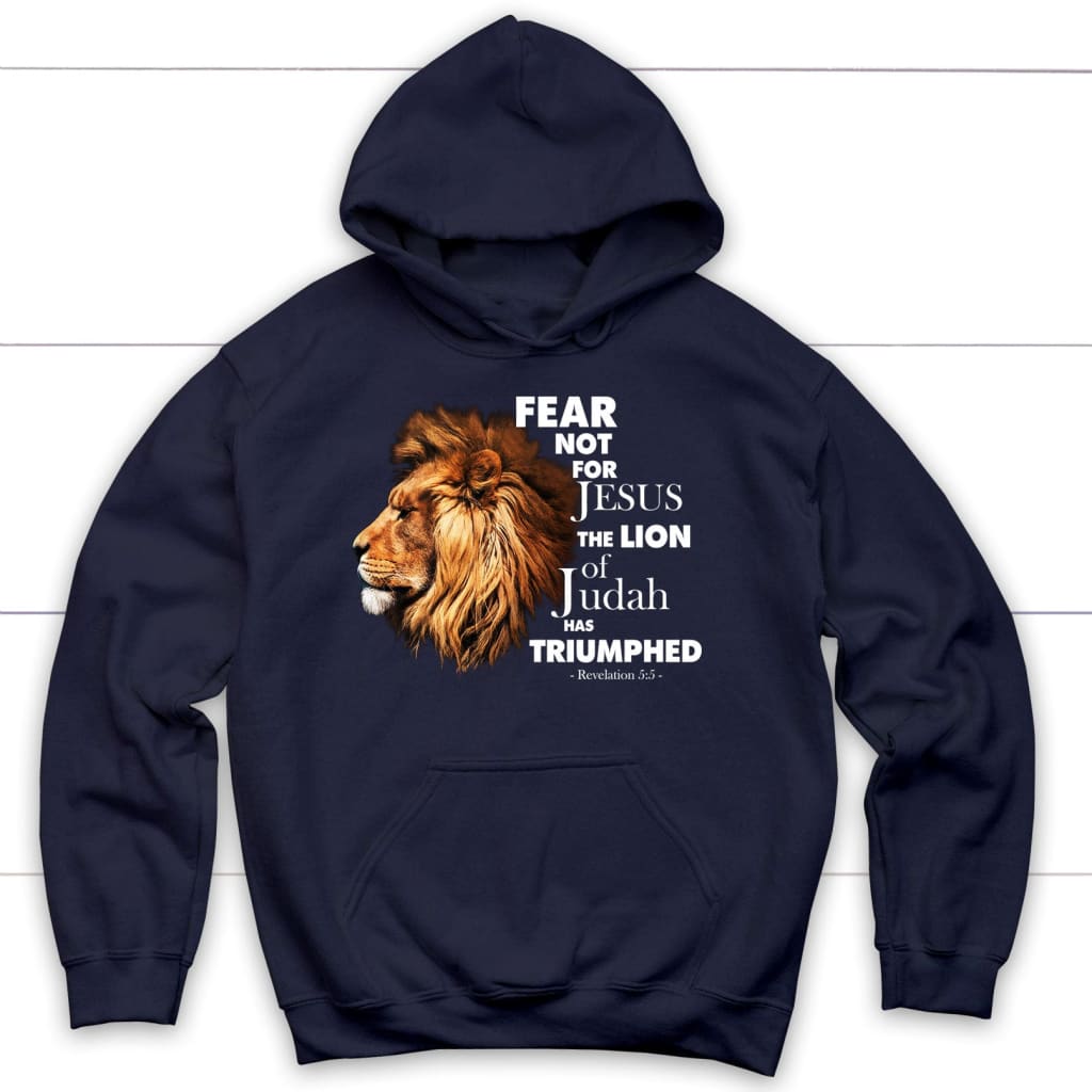 Fear Not For Jesus The Lion Of Judah Has Triumphed Hoodie