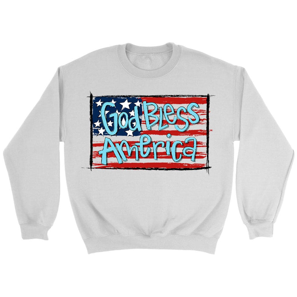 God Bless America Flag Sweatshirt