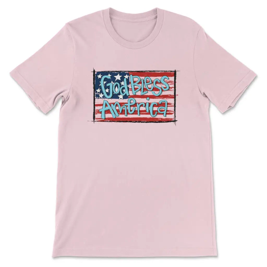 God Bless America Flag T-shirt