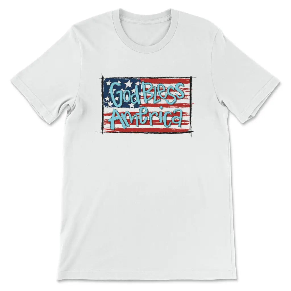 God Bless America Flag T-shirt