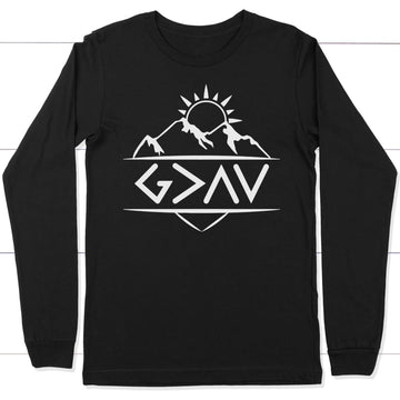 God Is Greater Than The Highs And The Lows Long Sleeve Shirt