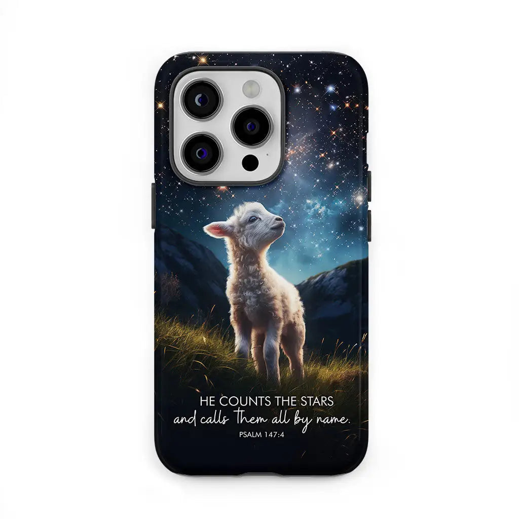 He Counts The Stars And Calls Them All By Name Psalm 147:4 Phone Case