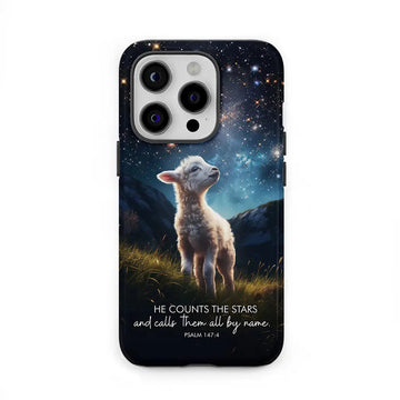 He Counts The Stars And Calls Them All By Name Psalm 147:4 Phone Case