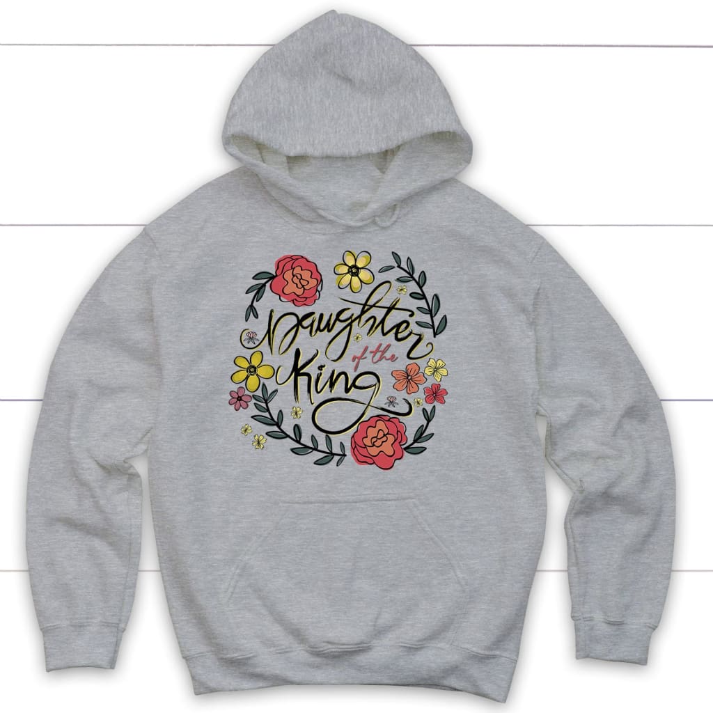 Daughter Of The King Flowers Hoodie