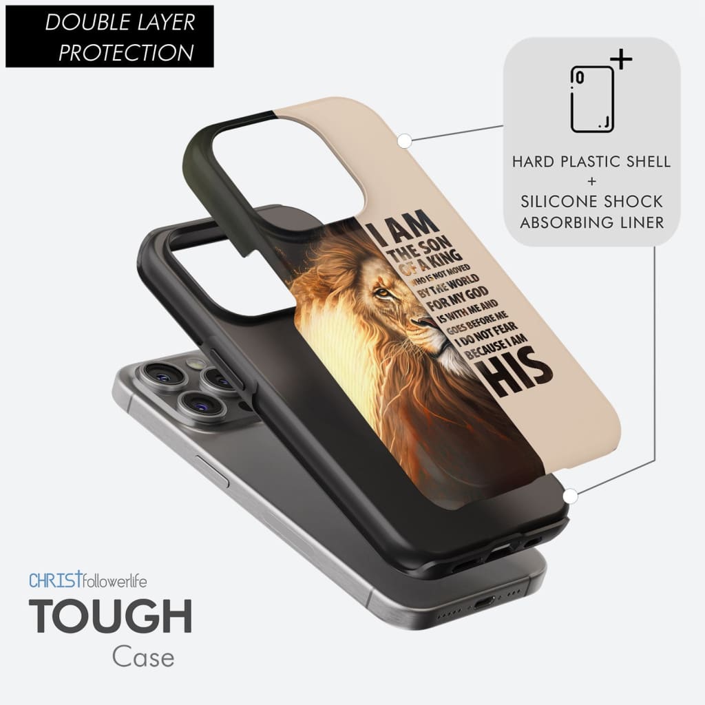 I am the son of a King phone case