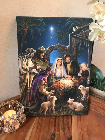 The Nativity Canvas Wall Art