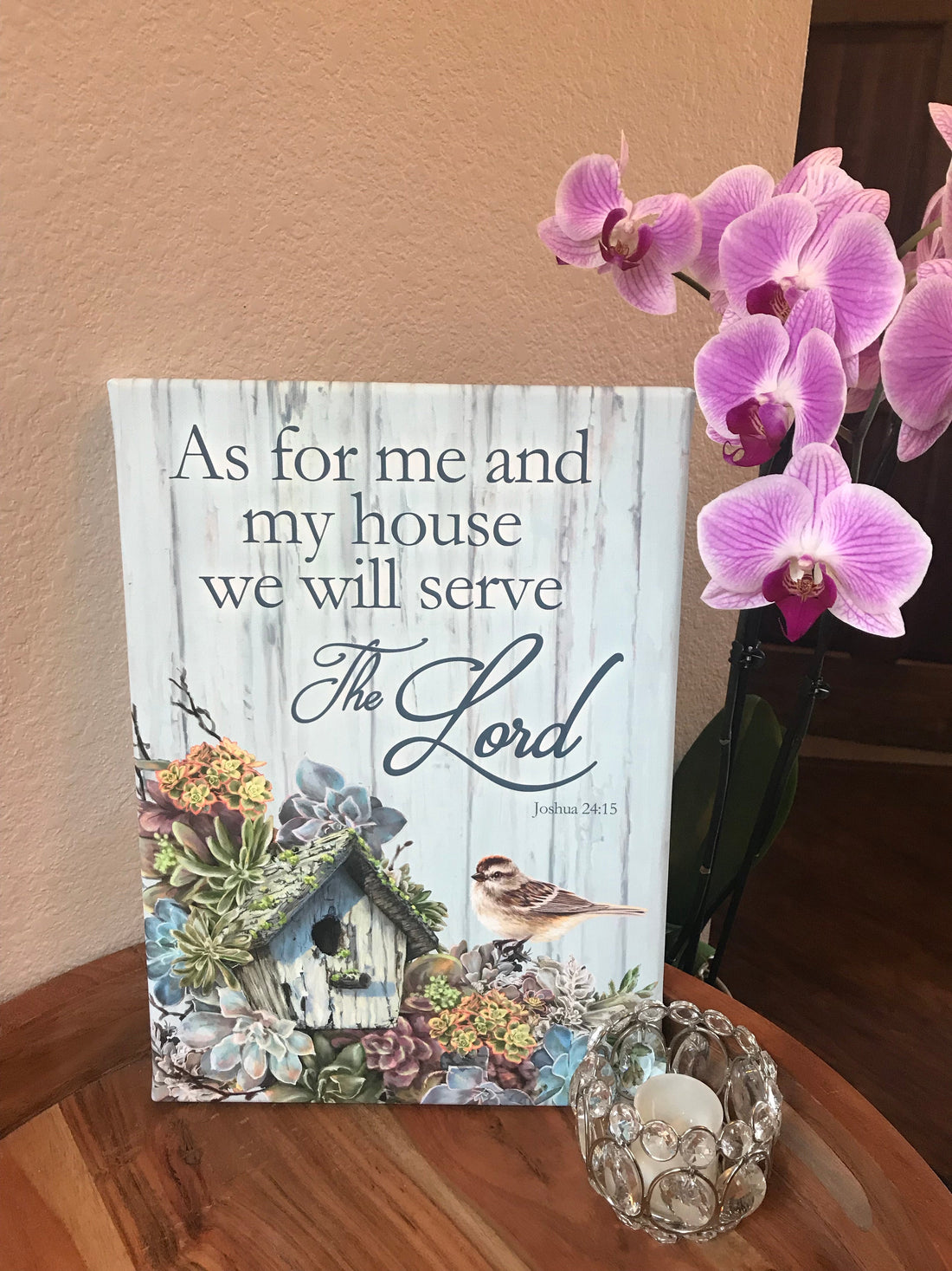 Serve the Lord Canvas Wall Art