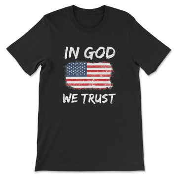 In God We Trust American Flag T-shirt