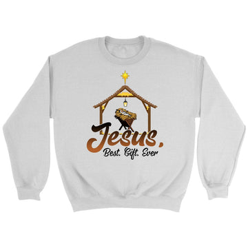 Jesus Best Gift Ever, Baby Jesus In A Manger, Christmas Sweatshirt