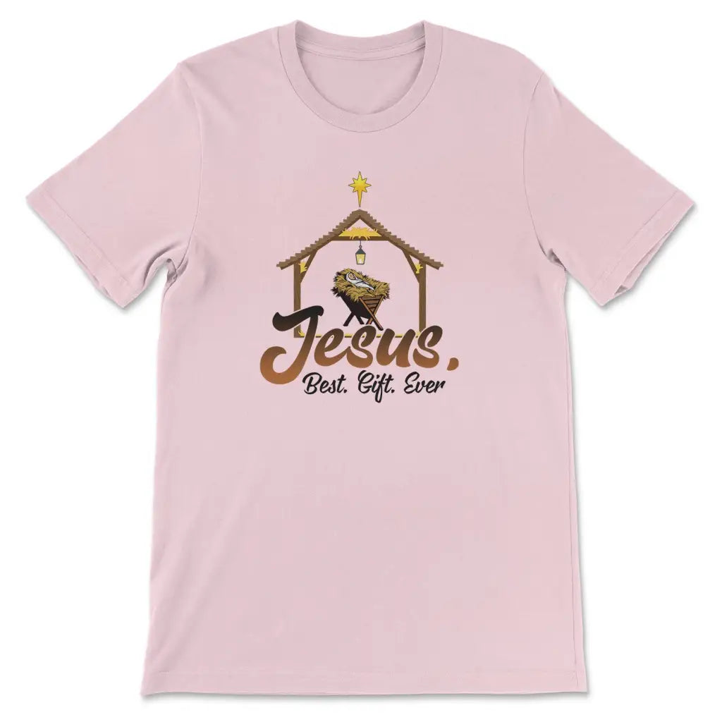 Jesus Best Gift Ever, Baby Jesus In A Manger, Christmas T-shirt