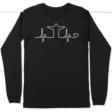 Jesus Heartbeat Long Sleeve Shirt