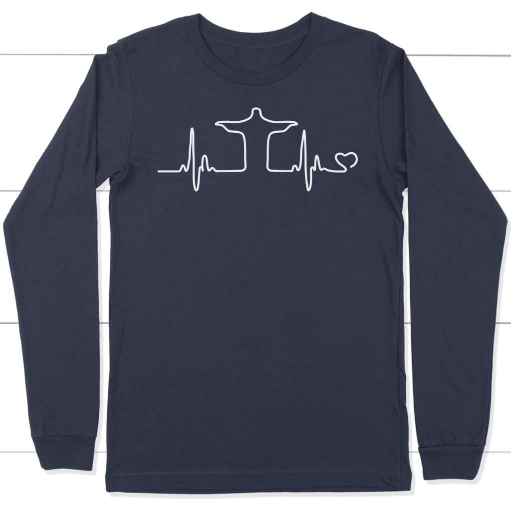 Jesus Heartbeat Long Sleeve Shirt