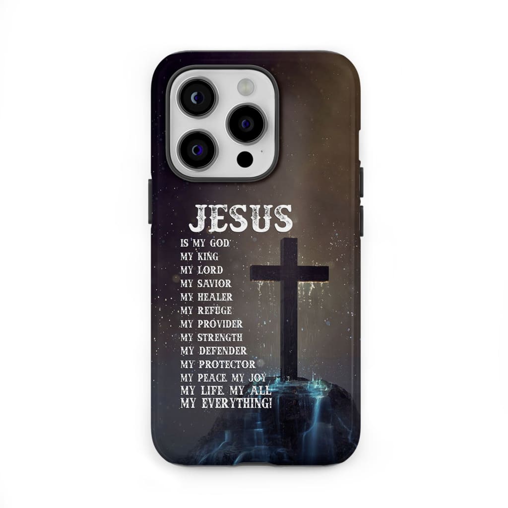 Jesus is my savior, Jesus hands, Christian phone case
