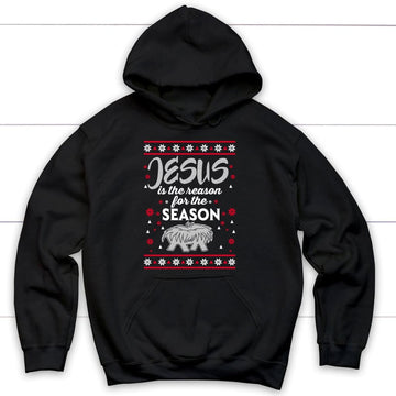 Jesus Is The Reason For The Season Christmas Christian Hoodie