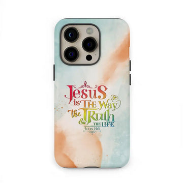 Jesus is the way the truth and the life John 14:6 phone case